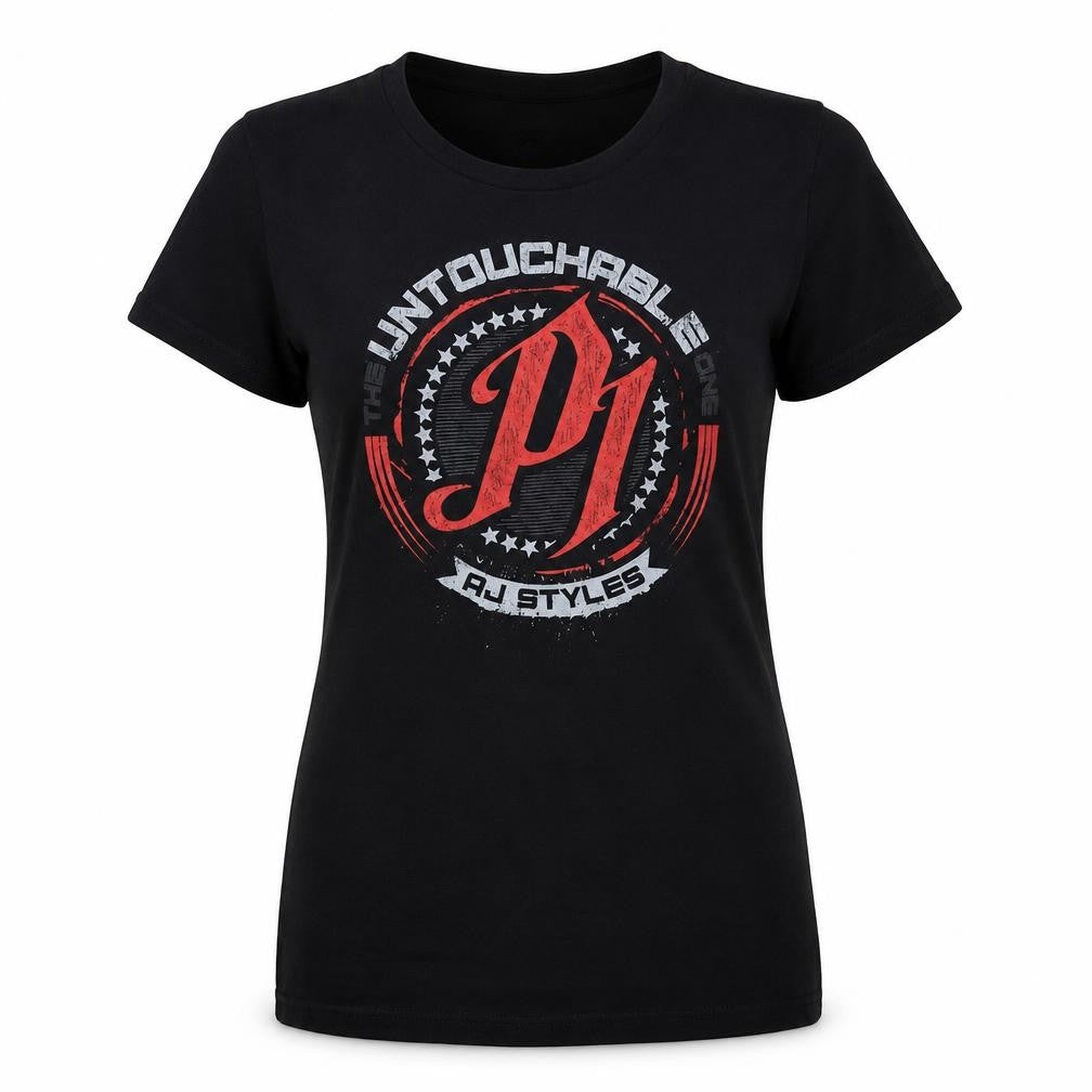 WWE Womens Black   Basic T-Shirt Size M