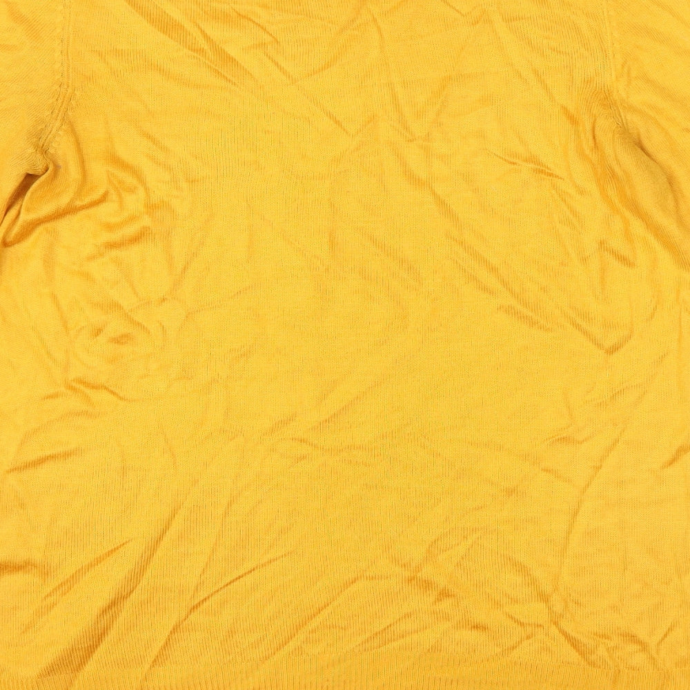 F&F Womens Yellow   Pullover Jumper Size 6