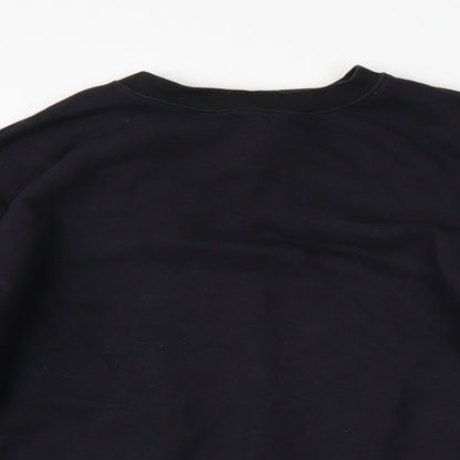 Preloved Preworn Mens Black   Pullover Jumper - Detail