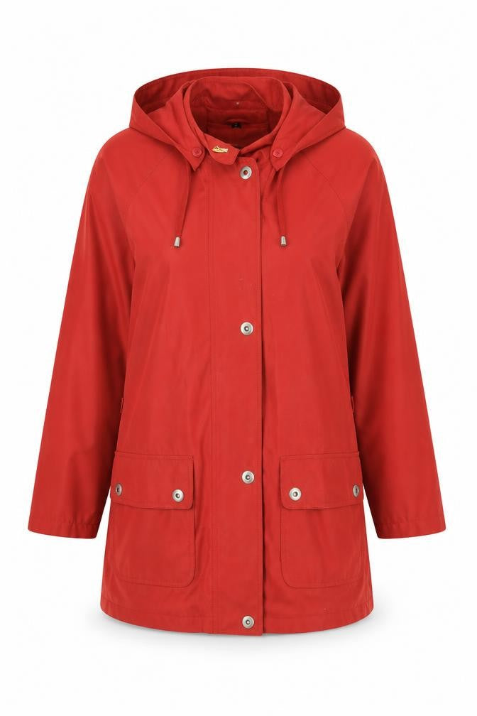 Preworn Womens Red   Jacket Coat Size S