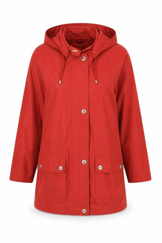 Preworn Womens Red   Jacket Coat Size S