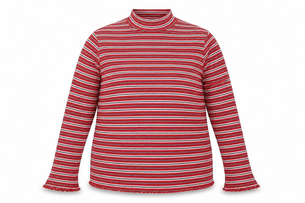 Marks & Spencer Womens Red Striped  Pullover Jumper Size 18