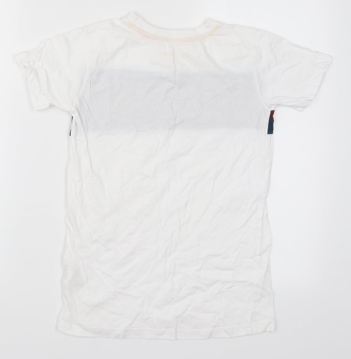 Urban Outlaws Boys White   Basic T-Shirt Size 9-10 Years  - Brooklyn