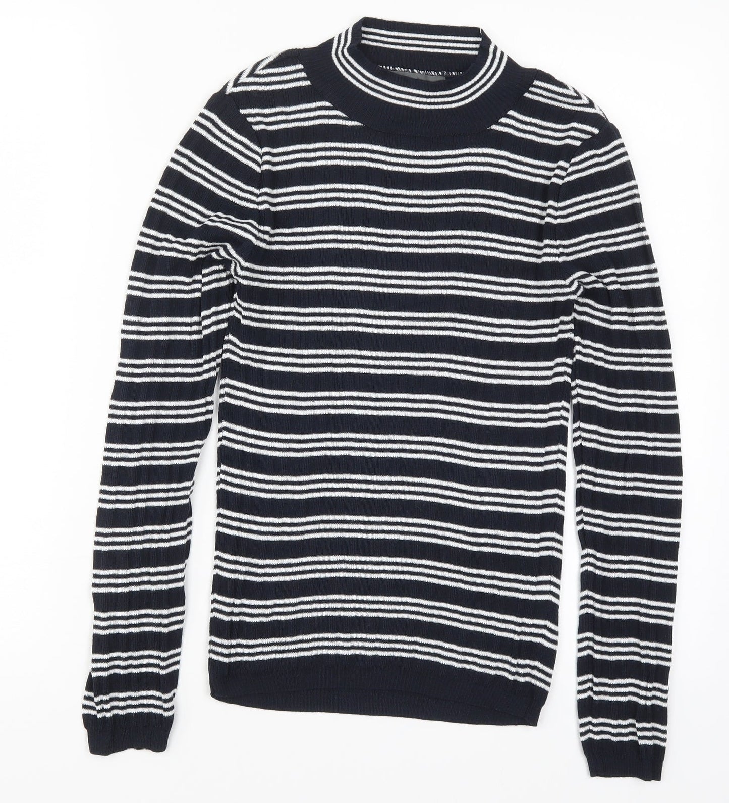 Primark Womens Blue Striped  Pullover Jumper Size 10