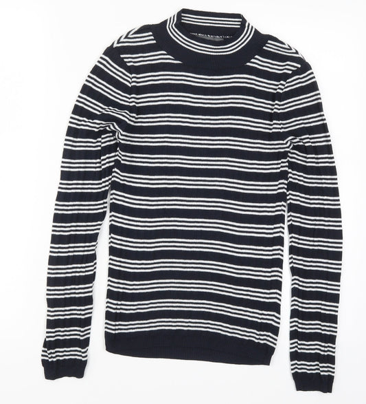 Primark Womens Blue Striped  Pullover Jumper Size 10