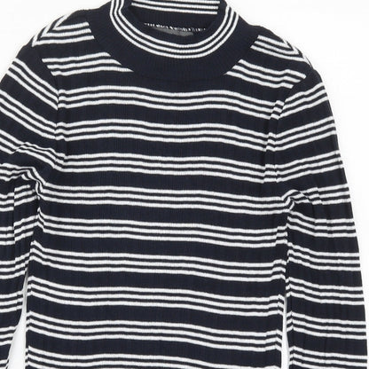 Primark Womens Blue Striped  Pullover Jumper Size 10