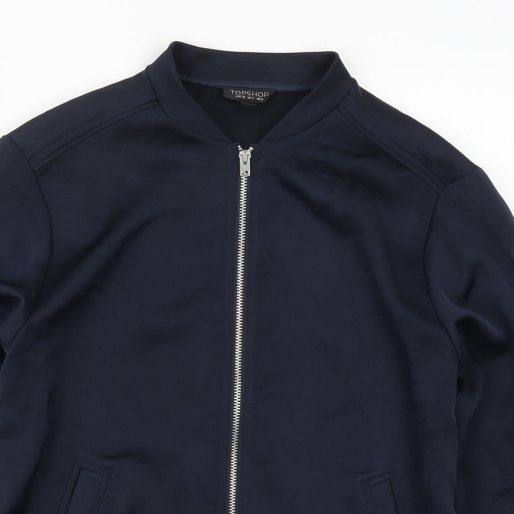 Topshop Womens Blue   Jacket  Size 8