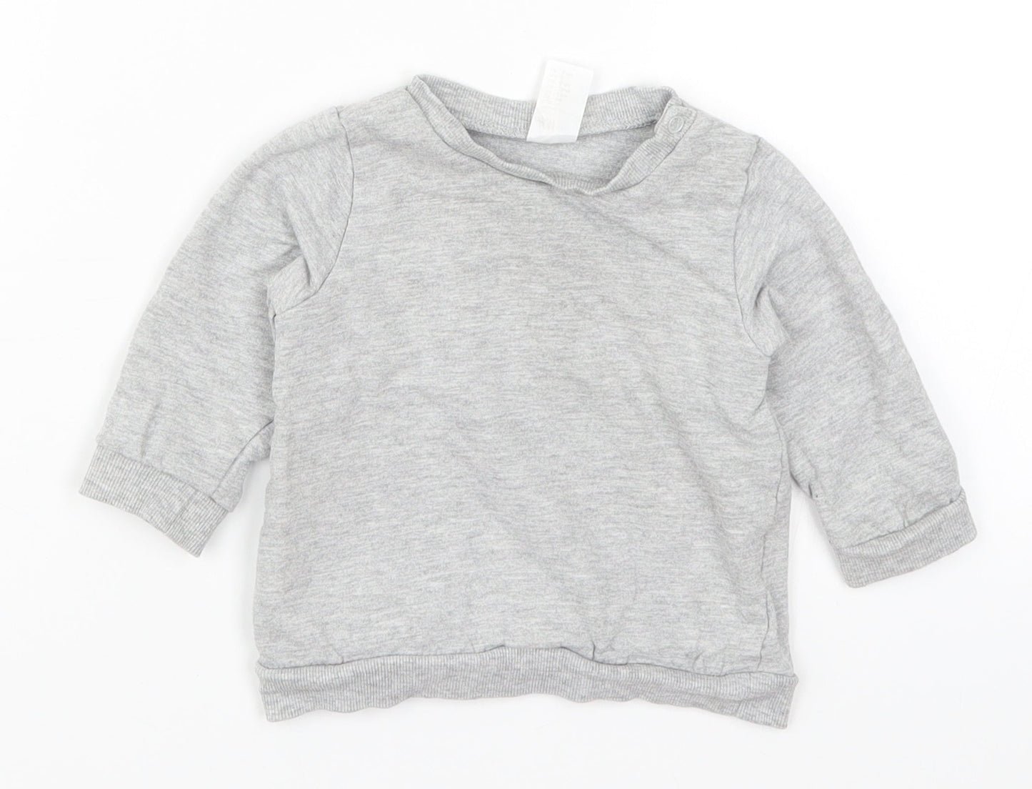 H&M Baby Grey   Basic T-Shirt Size 6-9 Months