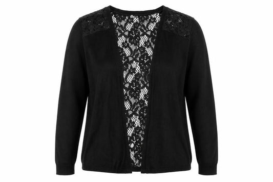 Primark Womens Black  Knit Cardigan Jumper Size M