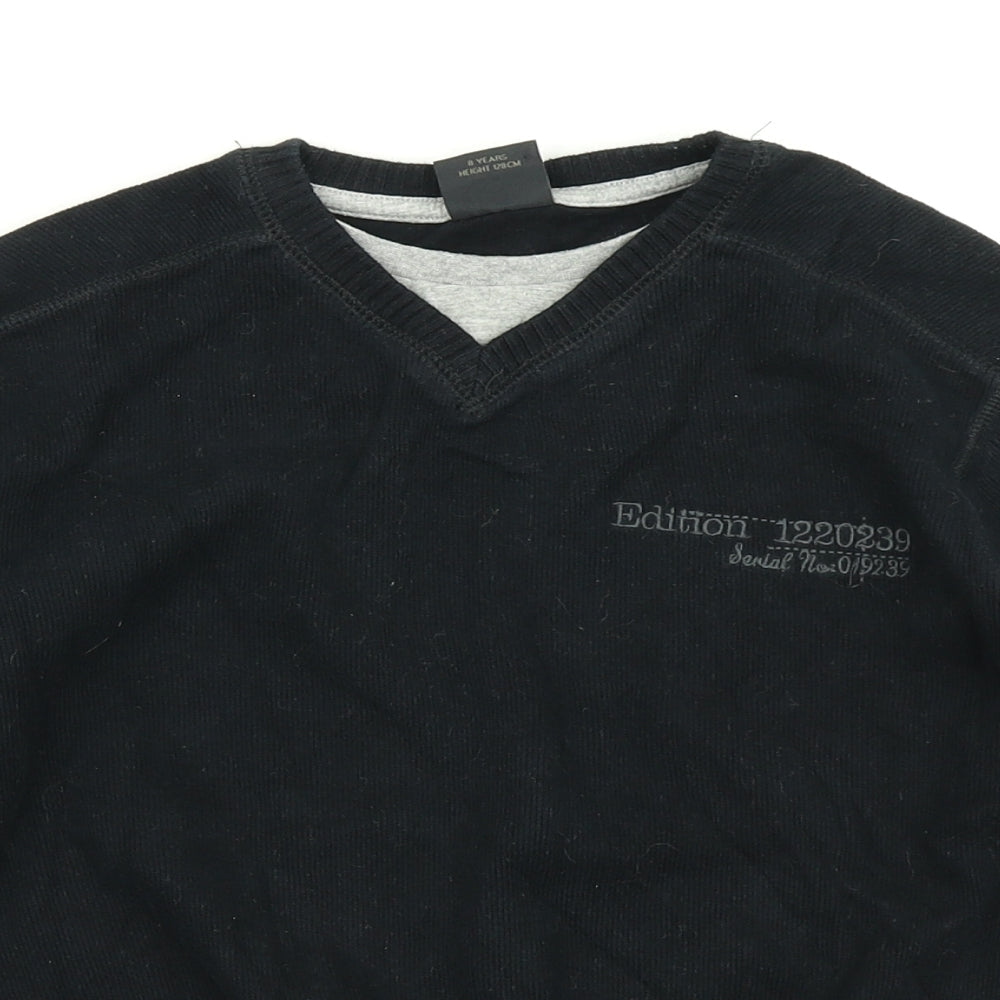 NEXT Boys Blue  Knit Pullover Jumper Size 8 Years