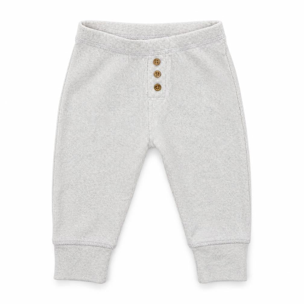 Marks & Spencer Girls Grey  Jersey Jogger Trousers Size 6-9 Months