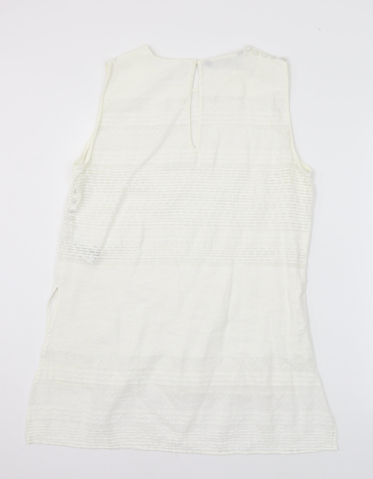 Zara Womens White   Basic Blouse Size L