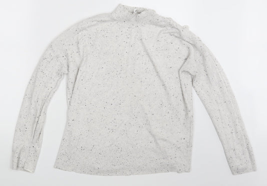 NEXT Womens White Polka Dot  Pullover Jumper Size 14
