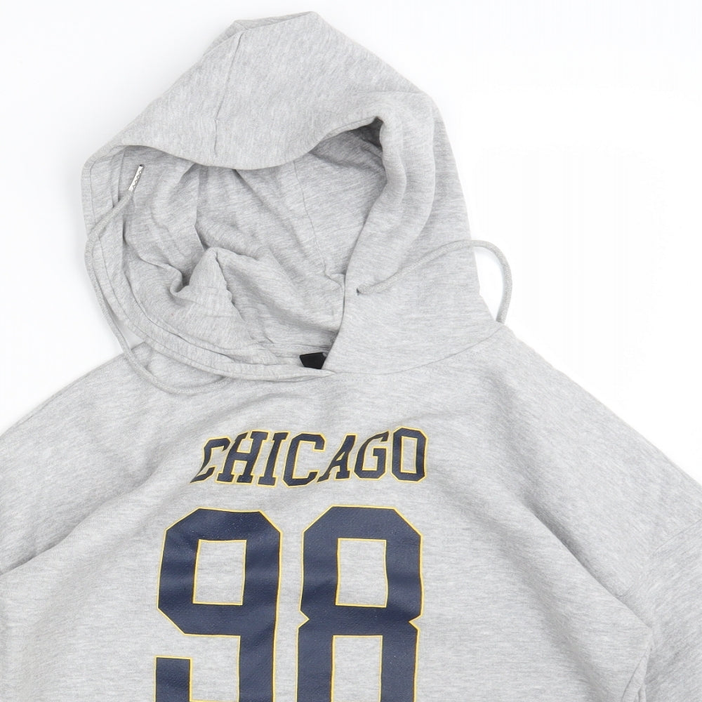 New Look Mens Grey   Pullover Hoodie Size S