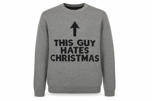 New Look Men Mens Grey   Pullover Jumper Size S  - christmas jumper