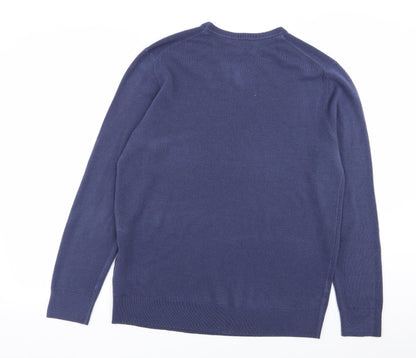 Debenhams Mens Blue   Pullover Jumper Size L