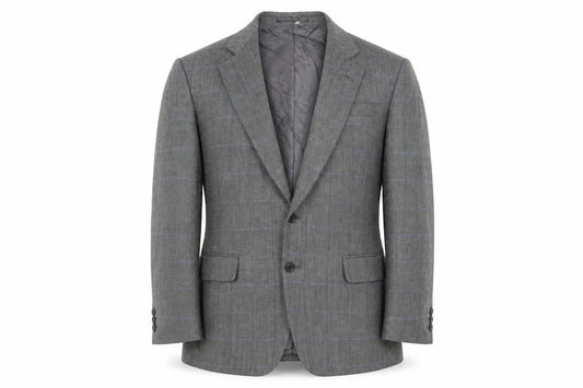 greenwoods Mens Grey Houndstooth  Jacket Blazer Size 42
