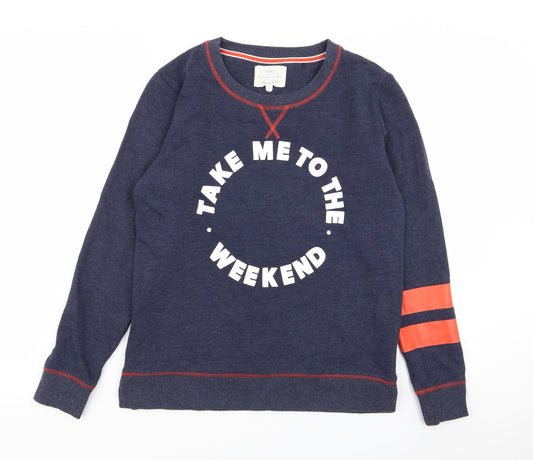 NEXT Womens Blue   Pullover Jumper Size S
