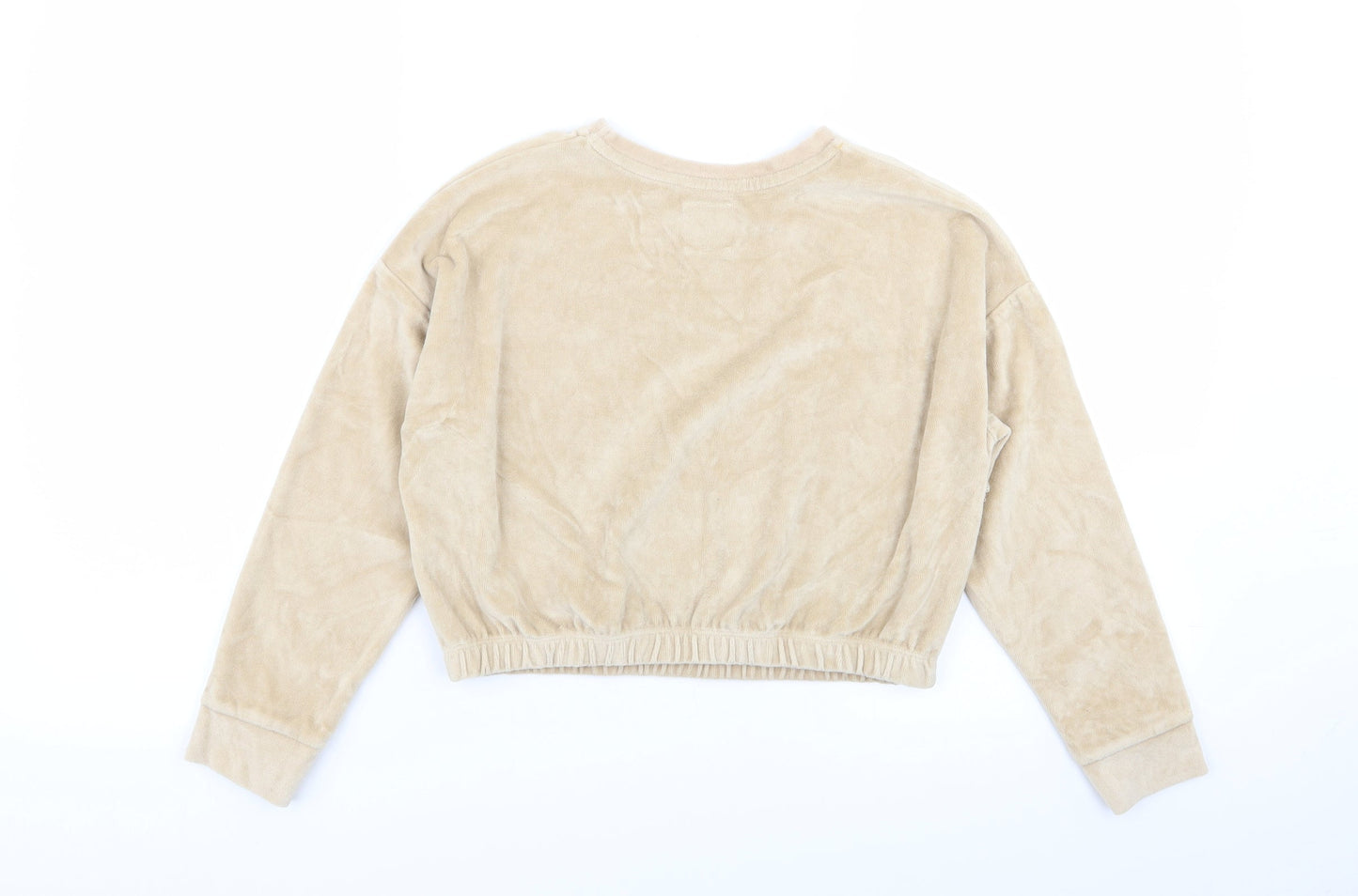 Asda George Girls Beige   Pullover Jumper Size 7-8 Years