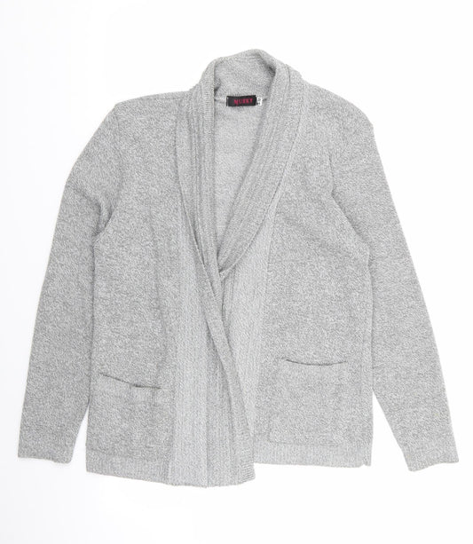 musky Womens Grey   Cardigan Jumper Size S  - size s/m