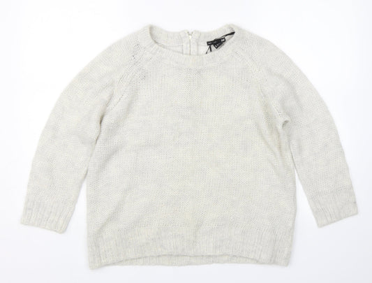 H&M Womens Beige   Pullover Jumper Size M