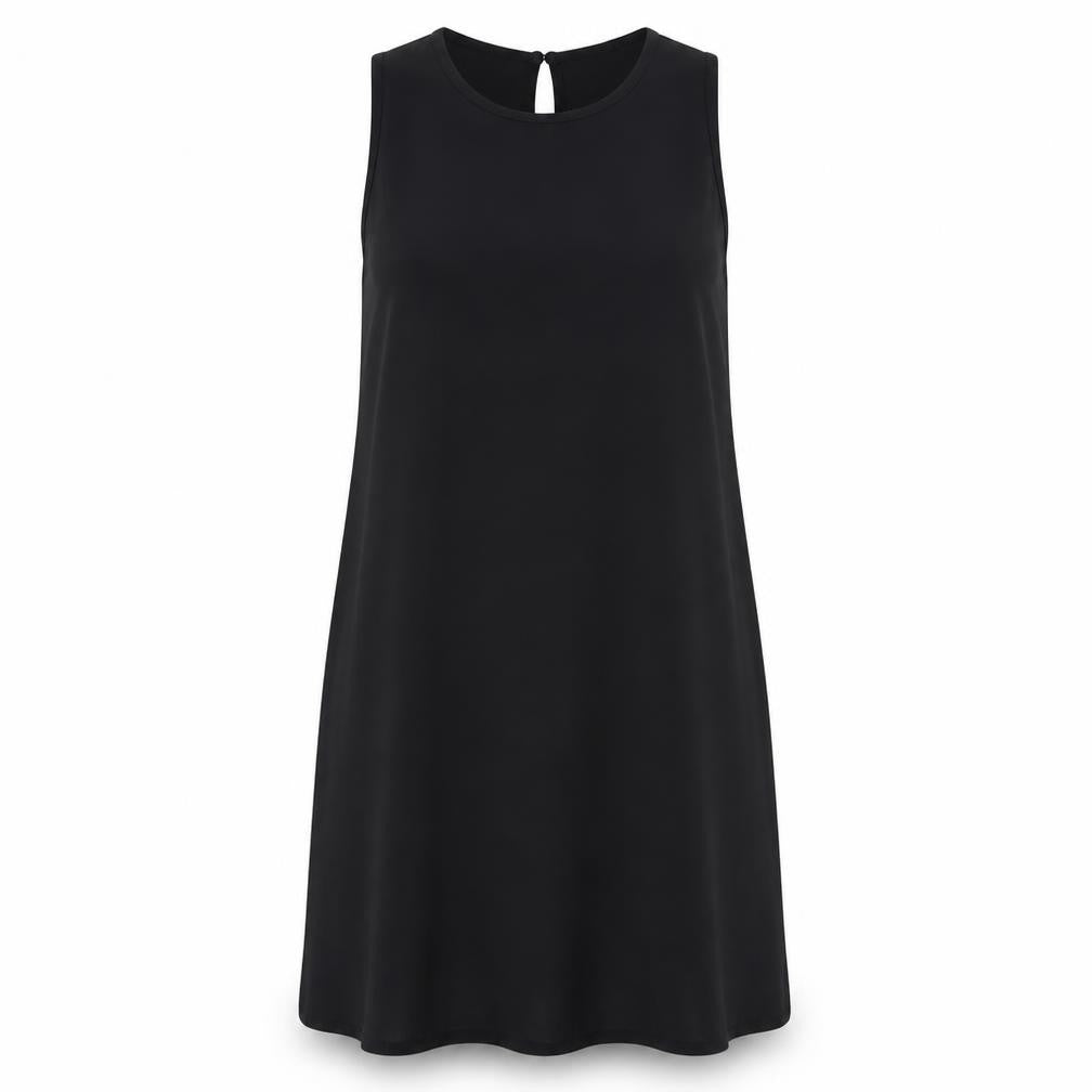 Preworn Womens Black   Tank Dress  Size 12