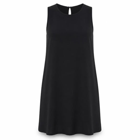 Womens Black   Tank Dress  Size 12