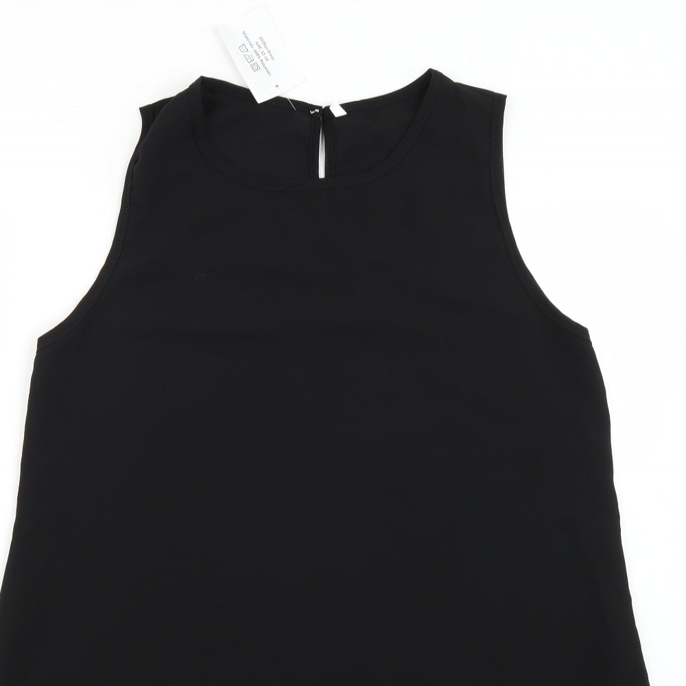 Preworn Womens Black   Tank Dress  Size 12
