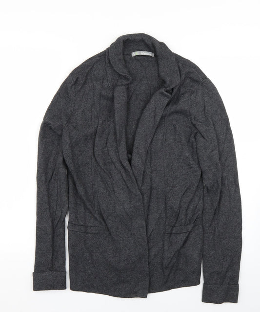M&S Womens Grey   Cardigan Jumper Size 12