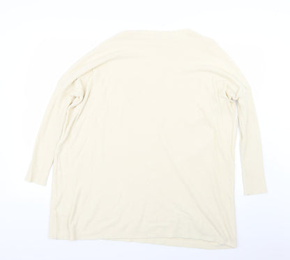 Tilets Womens Beige   Pullover Jumper One Size