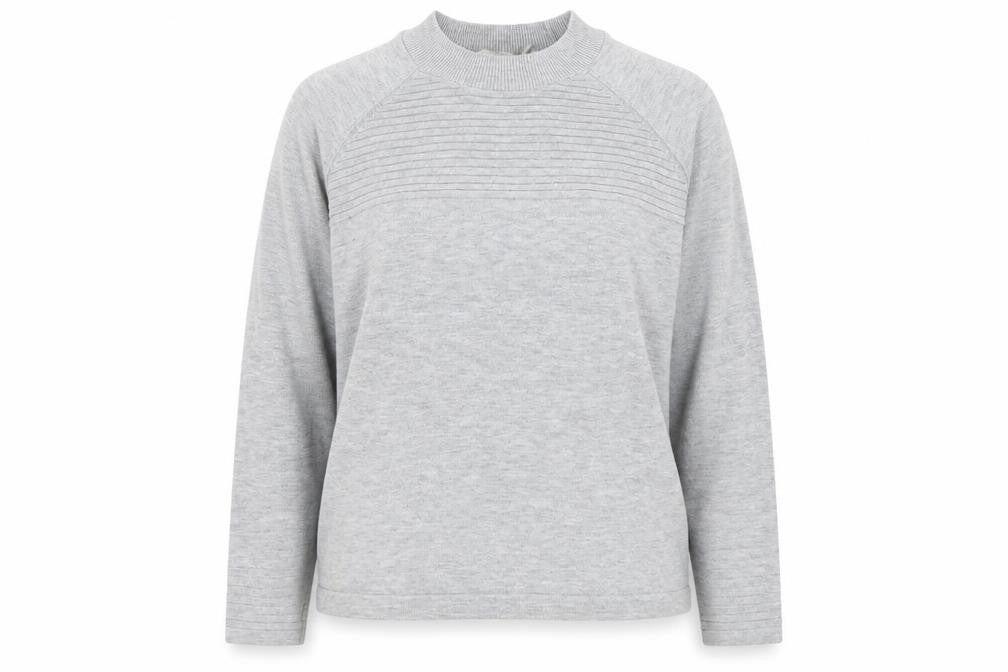 ASOS Womens Grey Striped  Pullover Sweatshirt Size 10