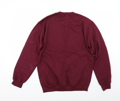 Preloved Gildan Womens Red   Pullover Sweatshirt Size S  - Dog Mom - Back