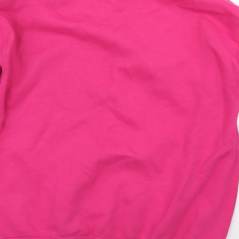 Gildan Womens Pink   Pullover Sweatshirt Size S