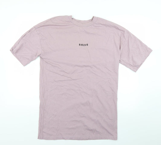 Stanley/stella Womens Purple   Basic T-Shirt Size S  - Bride