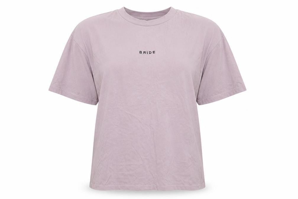 Stanley/stella Womens Purple   Basic T-Shirt Size S  - Bride