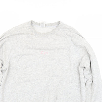 Preloved Fruit of the Loom Womens Grey   Pullover Sweatshirt Size S - Detail
