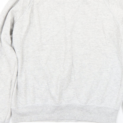 Preloved Fruit of the Loom Womens Grey   Pullover Sweatshirt Size S - Label