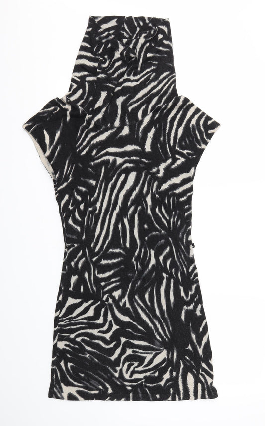 belly barclay Womens Brown Animal Print  Fit & Flare  Size 10