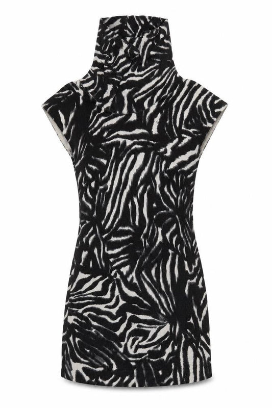 belly barclay Womens Brown Animal Print  Fit & Flare  Size 10