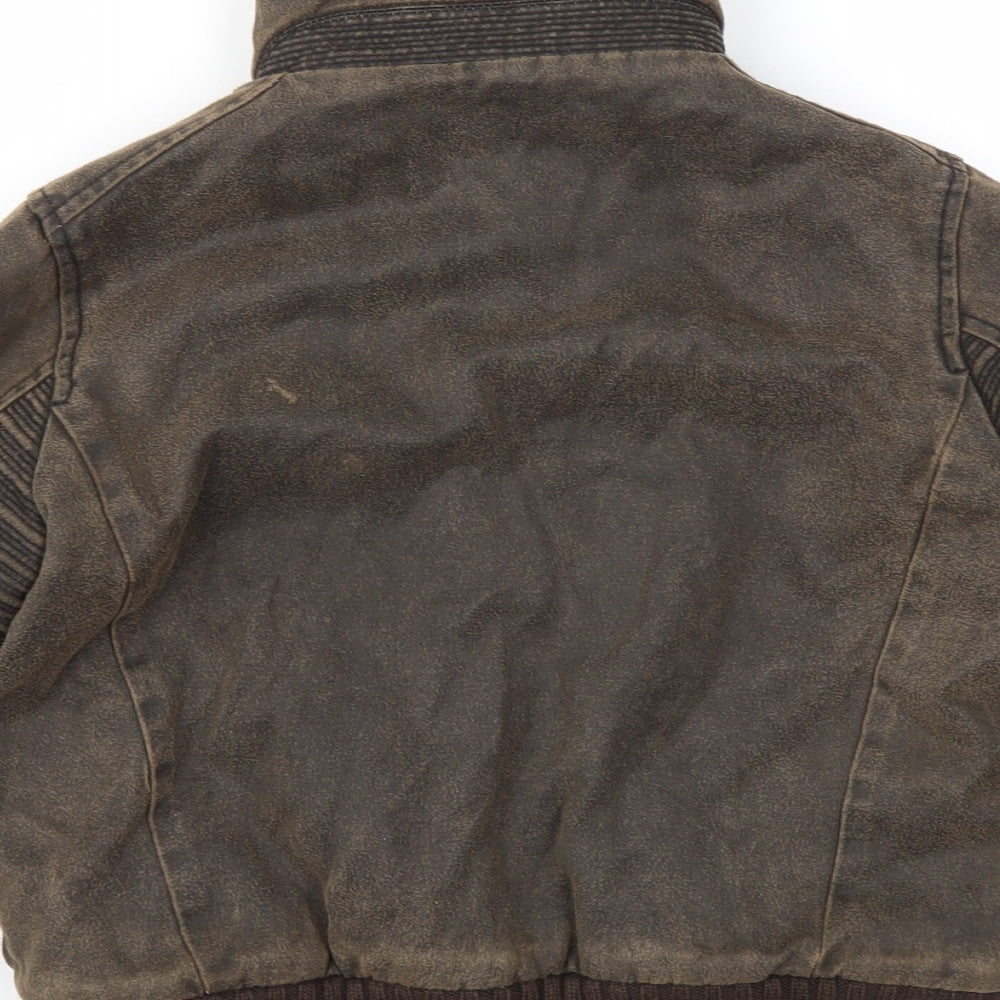 Debenhams Boys Brown   Basic Coat Coat Size 9-10 Years