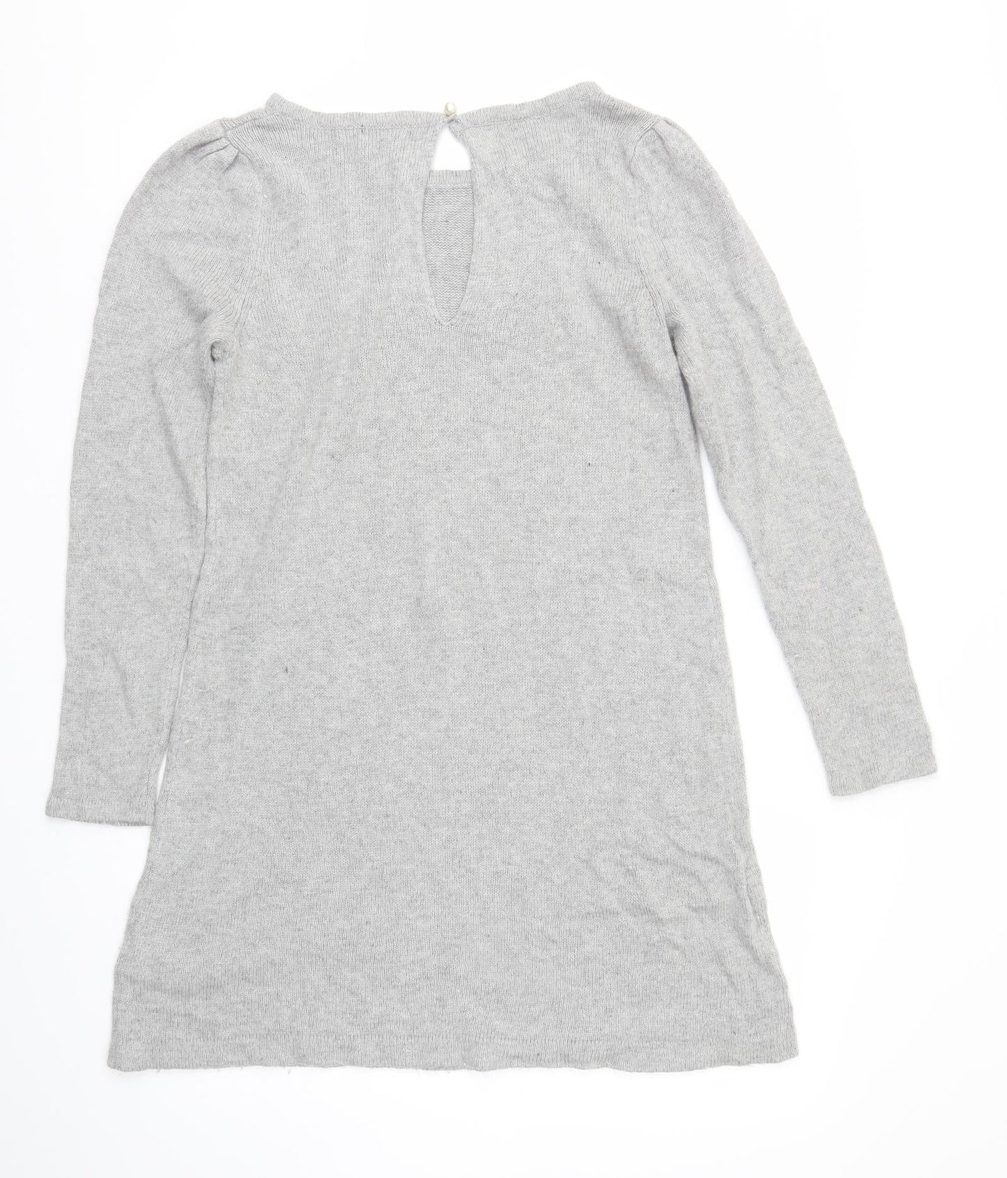H&M Womens Grey Houndstooth  Jumper Dress  Size M