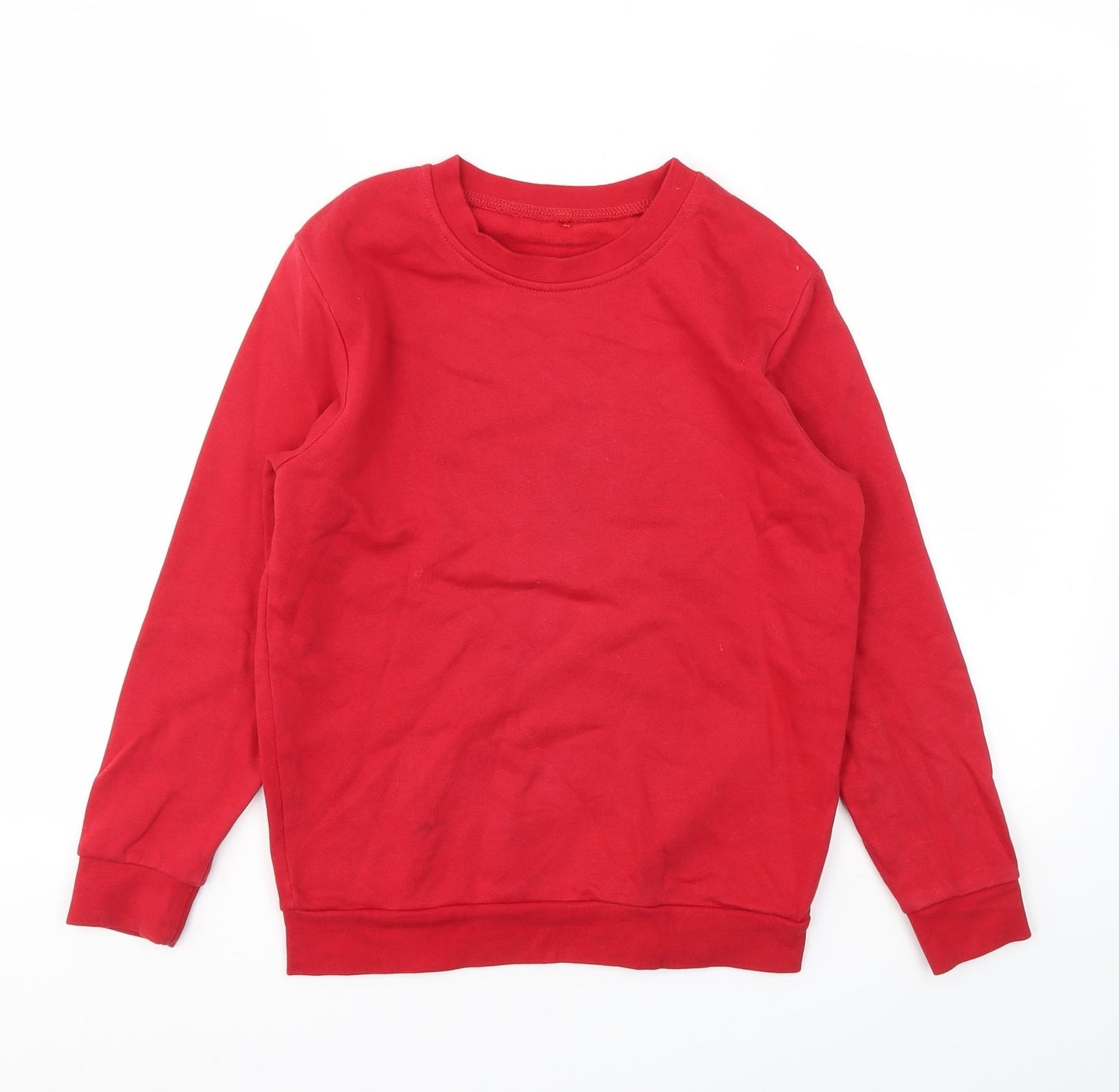 George Boys Red   Pullover Sweatshirt Size 10-11 Years