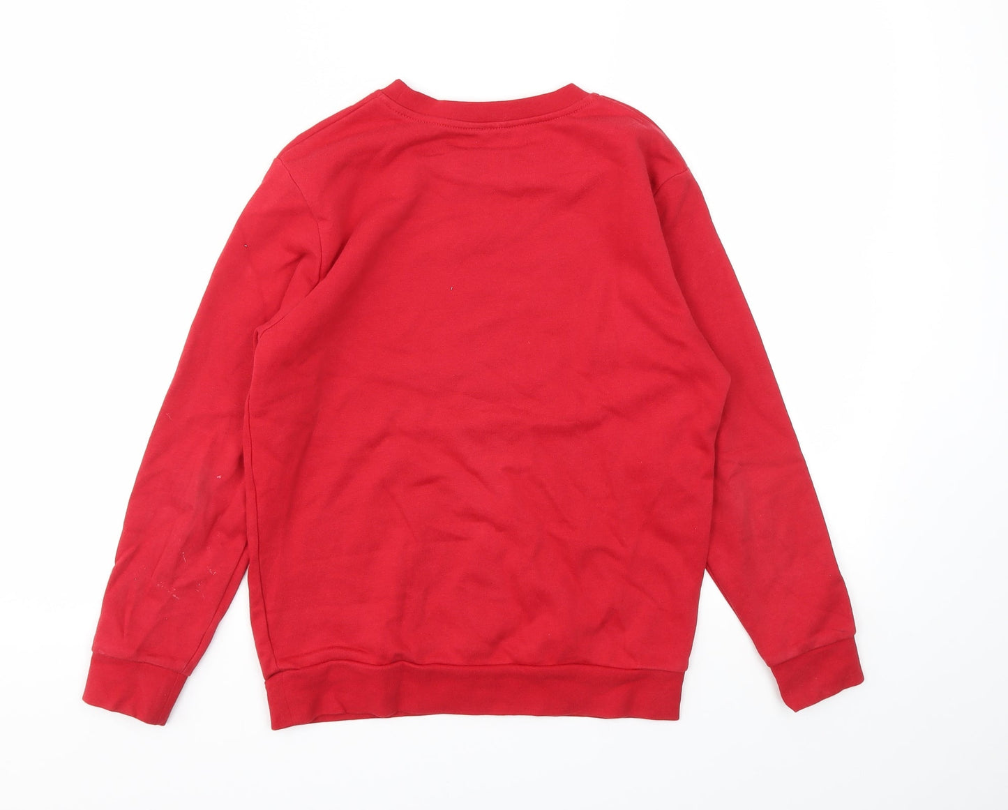 George Boys Red   Pullover Sweatshirt Size 10-11 Years