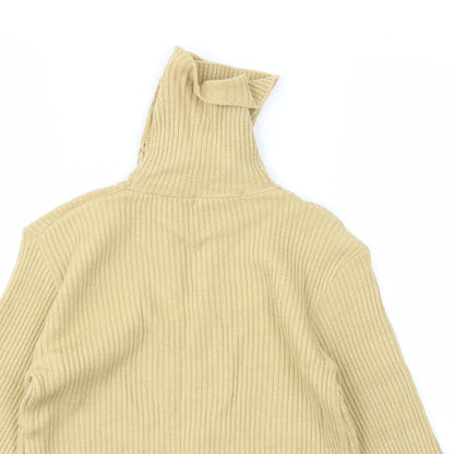 Select Womens Beige   Basic T-Shirt Size M