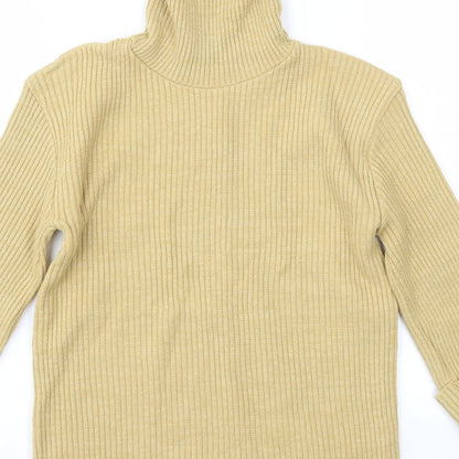 Select Womens Beige   Basic T-Shirt Size M