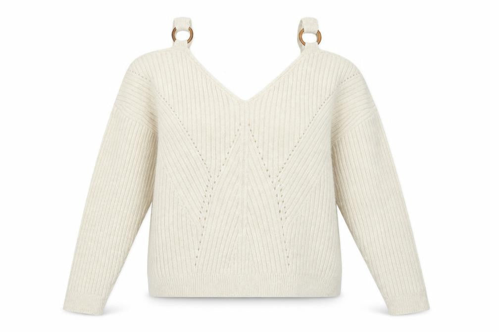 Miss Selfridge Womens Beige   Pullover Jumper Size 10