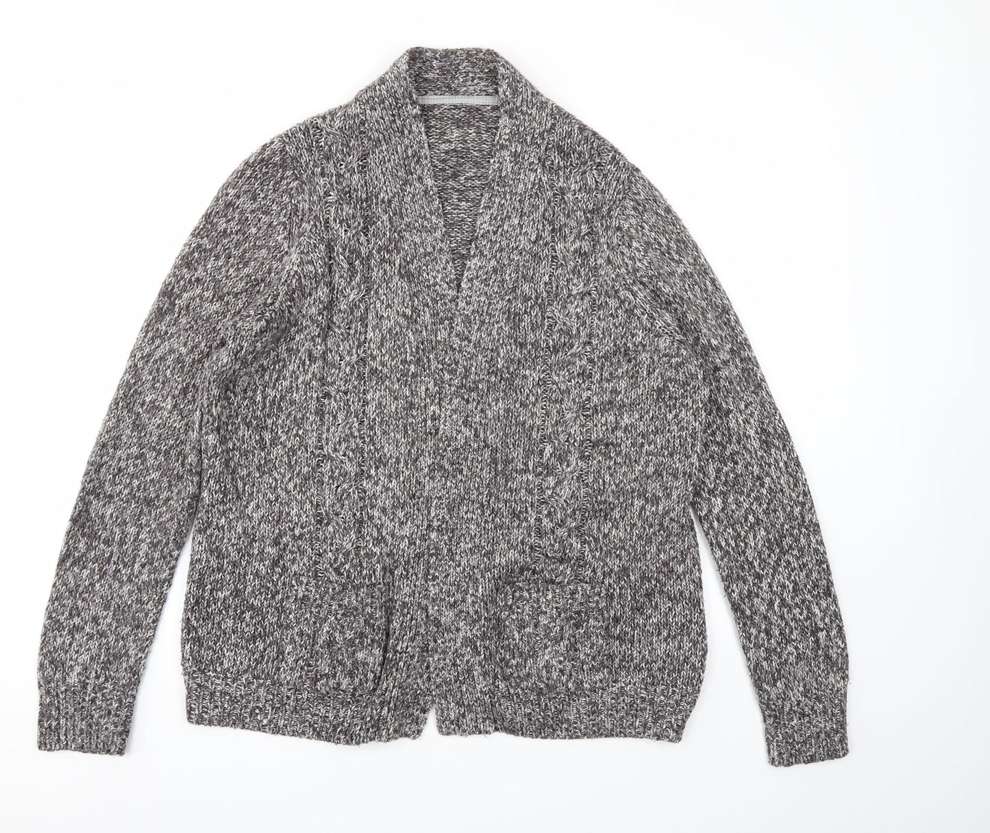 Debenhams Womens Grey   Cardigan Jumper Size 10