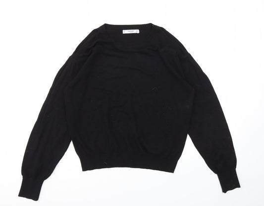 Mango Womens Black   Basic T-Shirt Size S