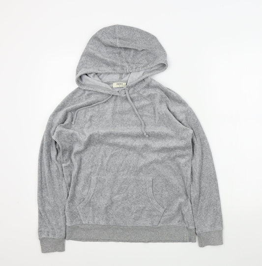 Papaya Womens Grey Colourblock  Pullover Hoodie Size S