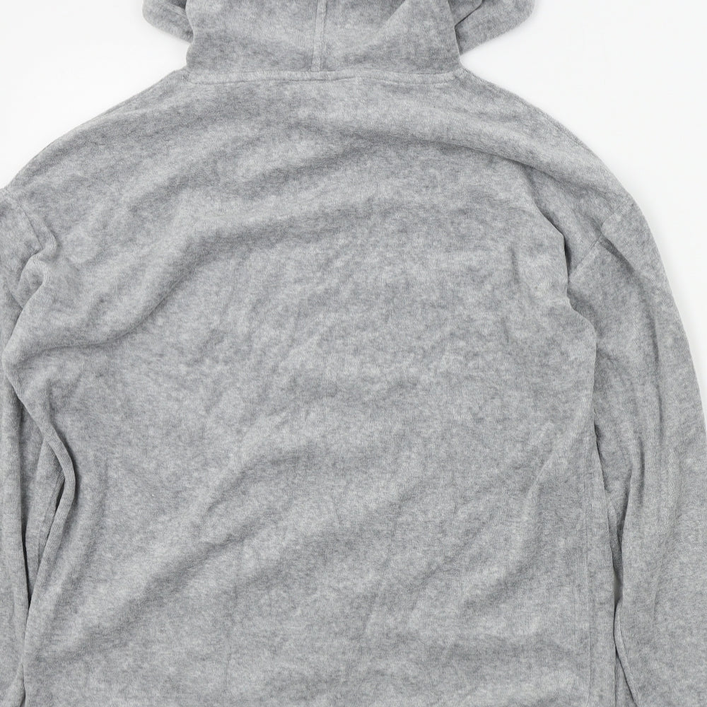 Papaya Womens Grey Colourblock  Pullover Hoodie Size S